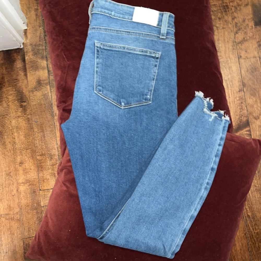 Denim deconstructed worn away hem Paige Jeans | Size 31 | Verdugo Ankle |